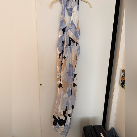 RUMER Linen Floral Maxi Dress - Picture 2 of 9